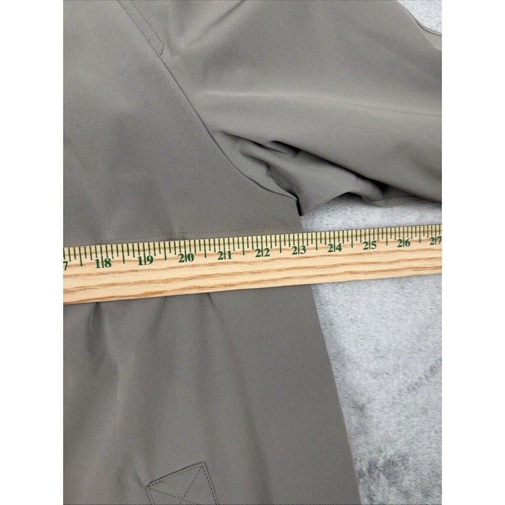 Gallery New York Raincoat Jacket Women’s XLP Petite Taupe Pleated Collar NWT - Picture 12 of 12